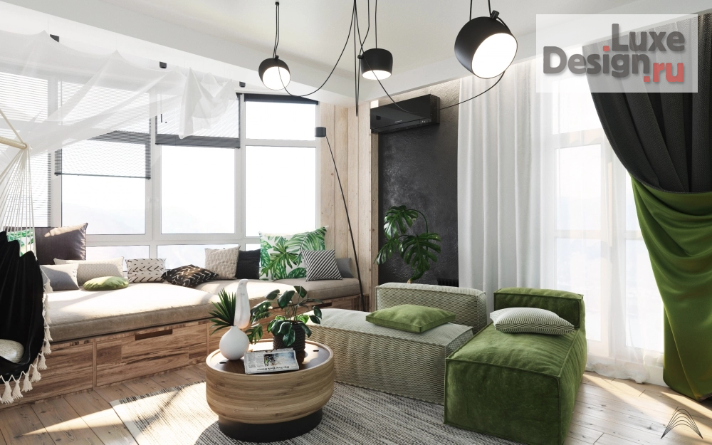 Дизайн интерьера двухкомнатной квартиры "Квартира у моря" (фото 6)