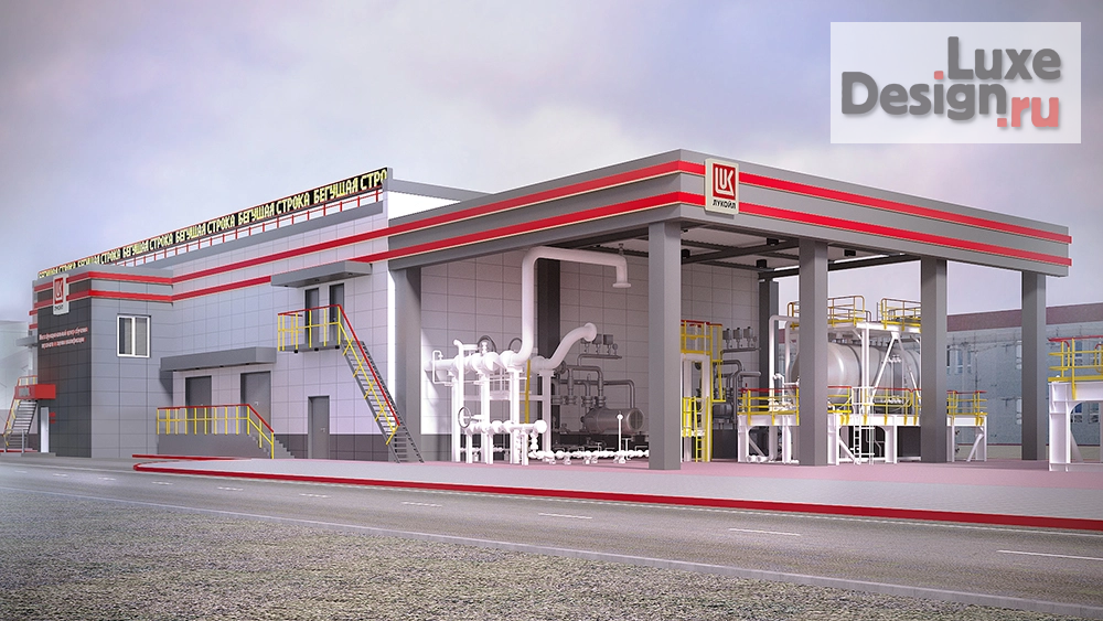 Дизайн интерьера офиса "Дизайн и 3D визуализации для компании Лукойл." (фото 7)