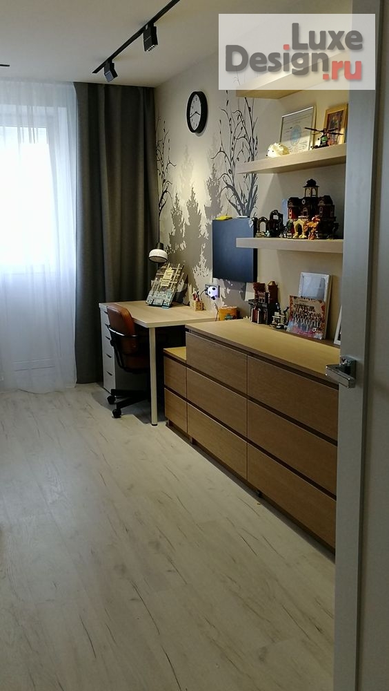 Дизайн интерьера детской "Реализованный дизайн-проект детских комнат 30 м2." (фото 1)