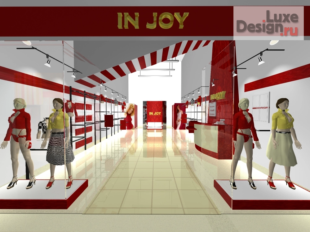 Дизайн интерьера шоу-рума "Дизайн-проект магазина "IN JOY"" (фото 4)