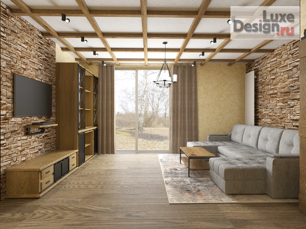 Дизайн интерьера частного дома "Альпийский шале" (фото 3)