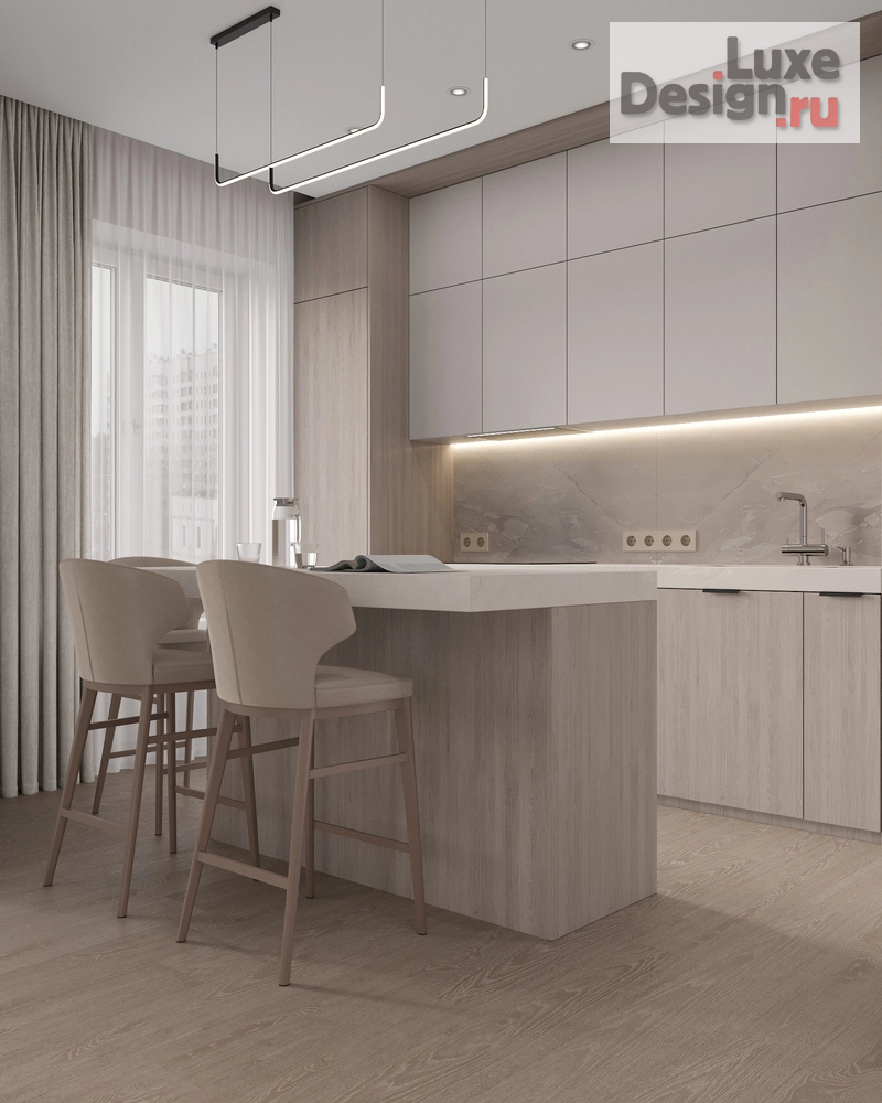 Дизайн интерьера квартиры студии "Комфортная студия" (фото 7)