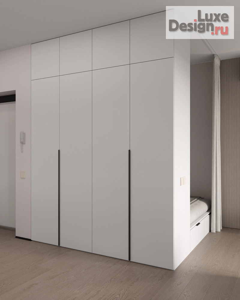 Дизайн интерьера квартиры студии "Комфортная студия" (фото 10)