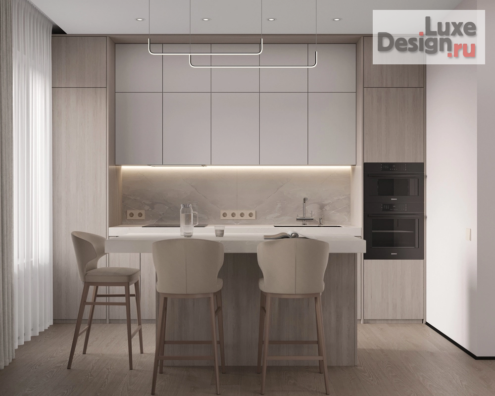 Дизайн интерьера квартиры студии "Комфортная студия" (фото 12)