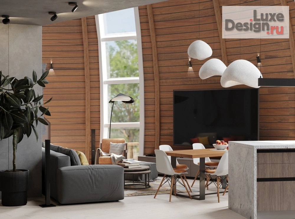 Дизайн интерьера частного дома "Дом-сфера" (фото 1)