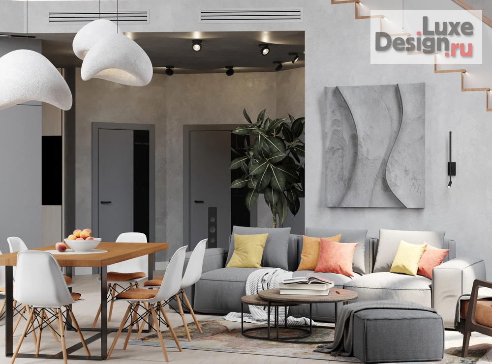 Дизайн интерьера частного дома "Дом-сфера" (фото 2)