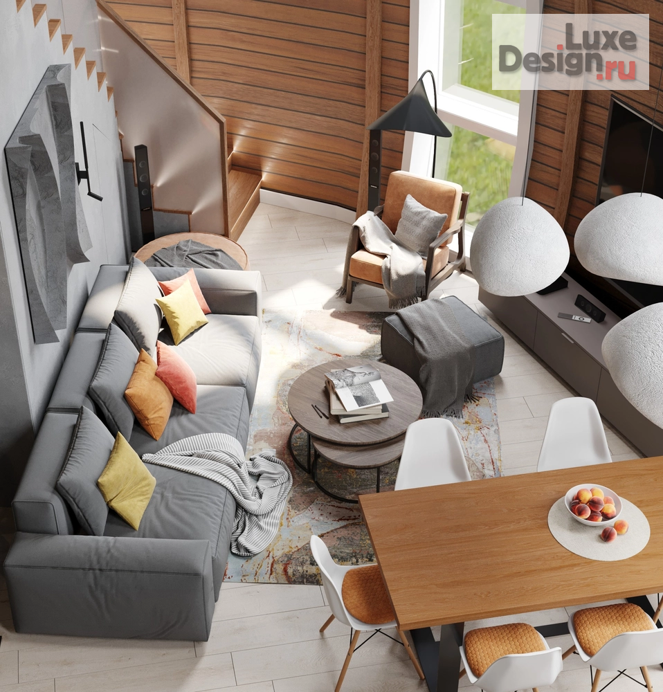 Дизайн интерьера частного дома "Дом-сфера" (фото 6)