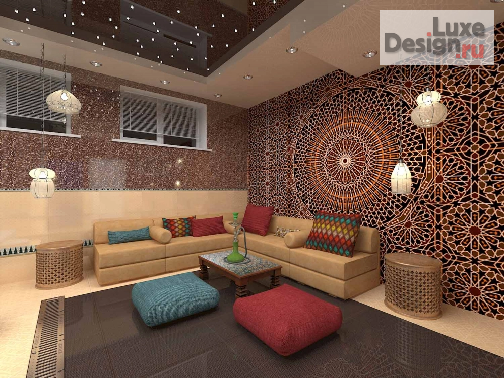 Дизайн интерьера сауны "Дизайн интерьера турецкой бани - хаммама" (фото 3)