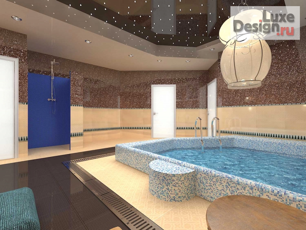 Дизайн интерьера сауны "Дизайн интерьера турецкой бани - хаммама" (фото 4)
