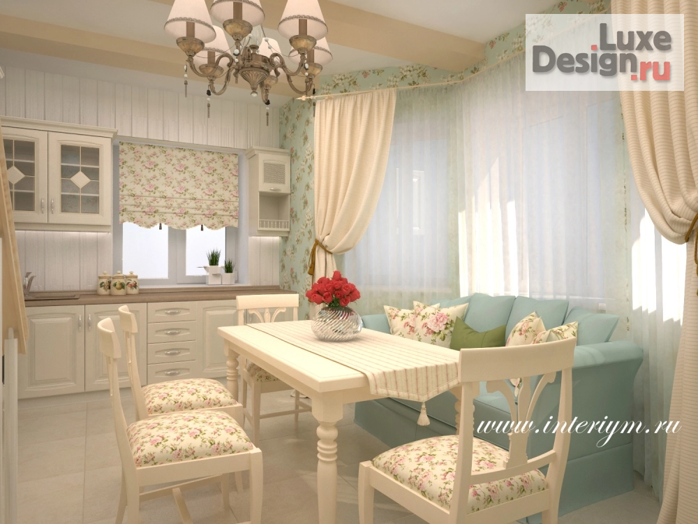 Дизайн интерьера кухни "Дизайн кухни-столовой" (фото 1)