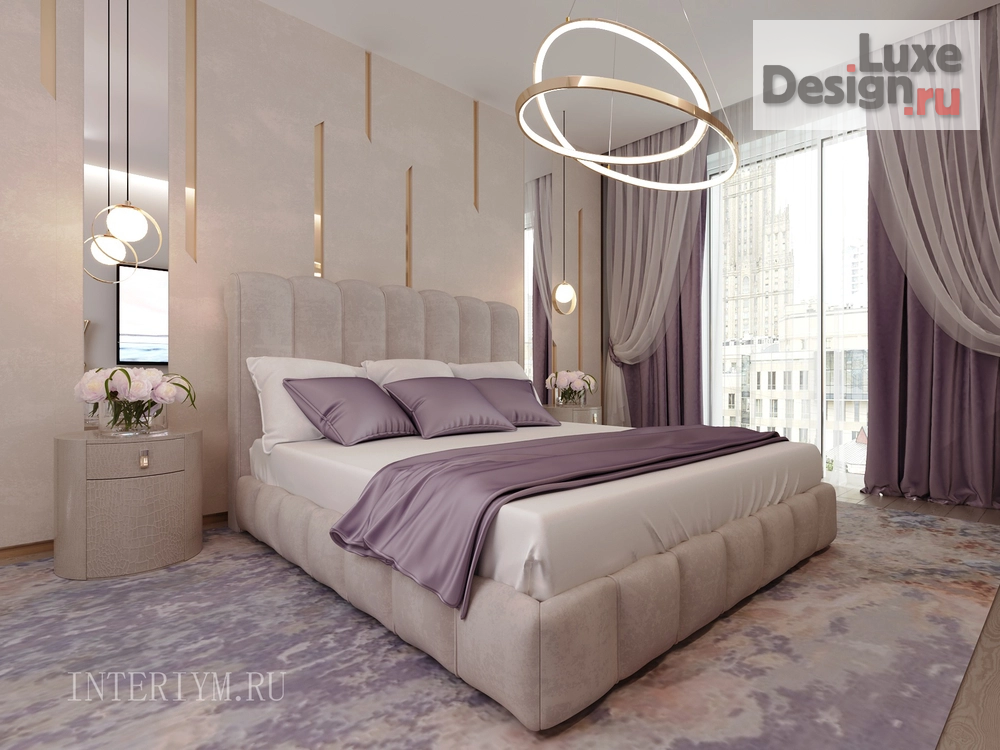Дизайн интерьера спальни "Дизайн-проект спальни в ЖК "Троя", г. Волжский" (фото 1)