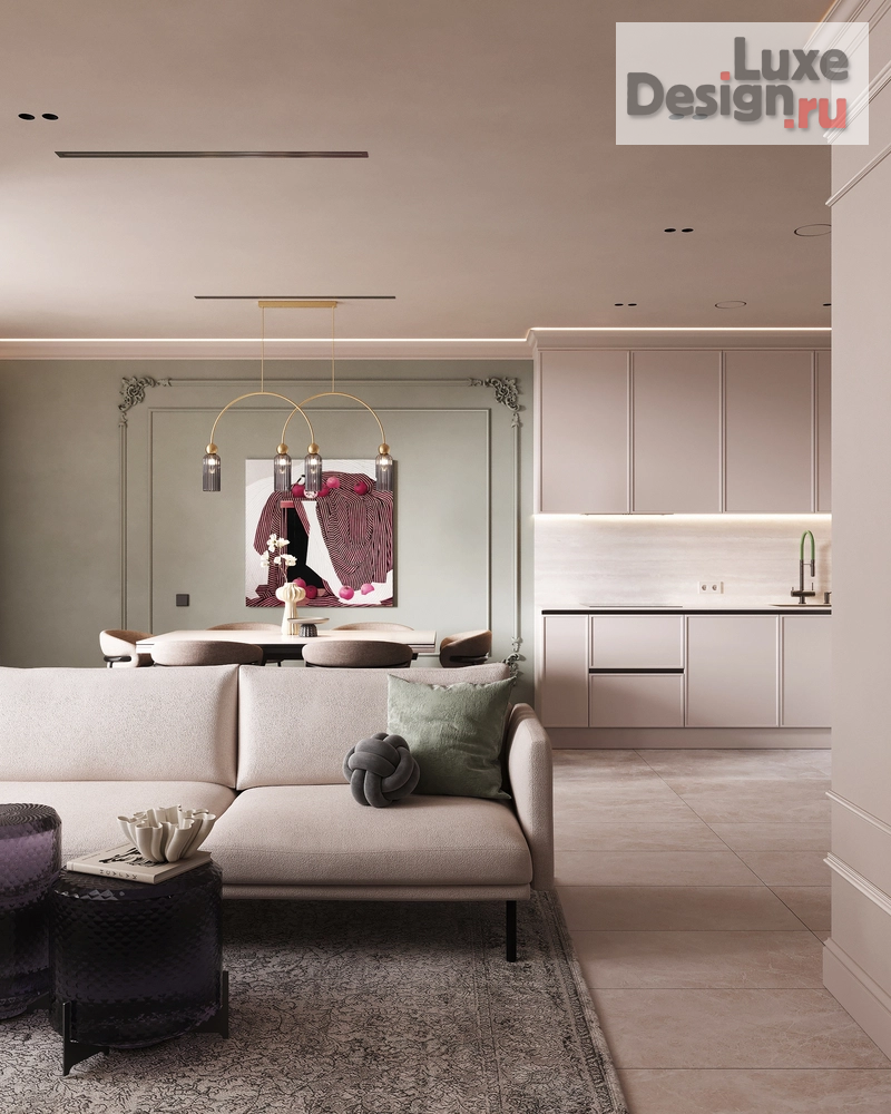 Дизайн интерьера квартиры "КД "Онегин" в г. Волгоград" (фото 2)