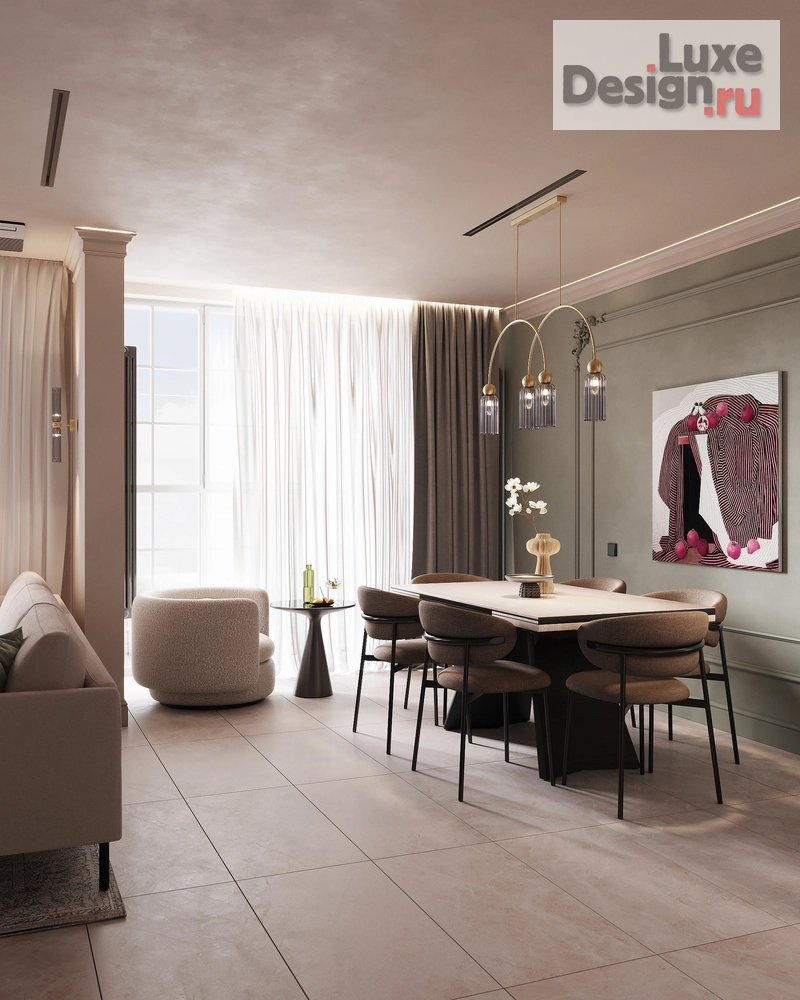 Дизайн интерьера квартиры "КД "Онегин" в г. Волгоград" (фото 5)