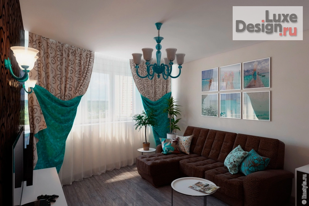 Дизайн интерьера двухкомнатной квартиры "«Женская территория»" (фото 1)