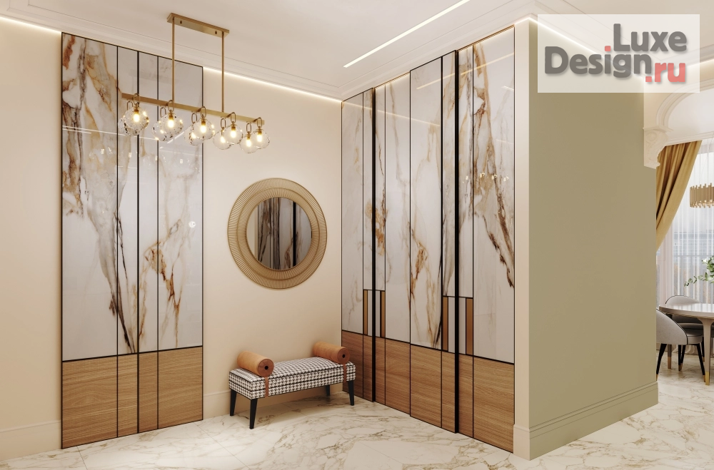 Дизайн интерьера трехкомнатной квартиры "ЖК Оникс Делюкс, Москва" (фото 23)