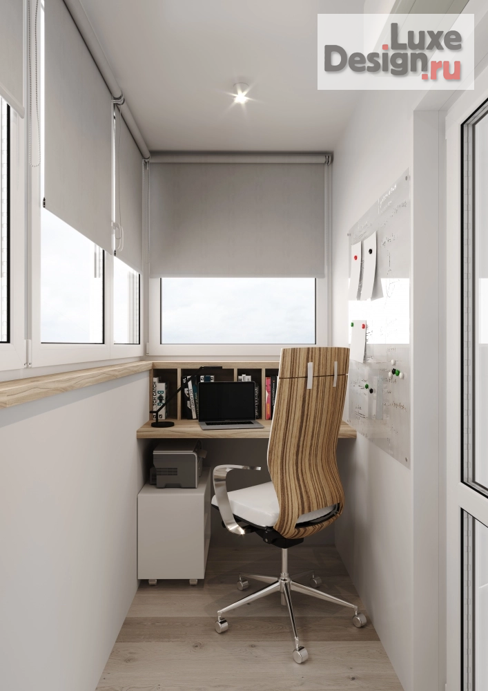 Дизайн интерьера лоджии "Дизайн-проект балкона" (фото 2)