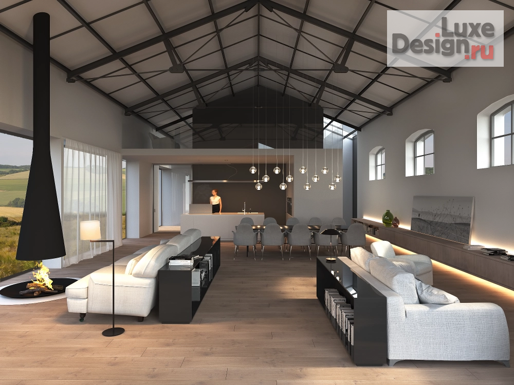 Дизайн интерьера загородного дома "Потомки этрусков" (фото 1)