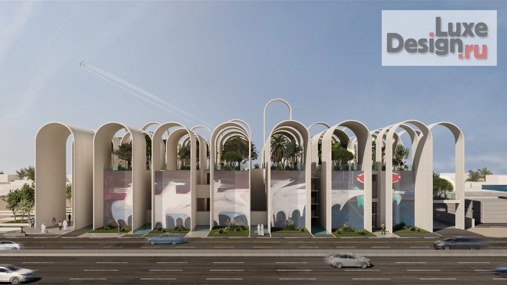 Общественная архитектура "Концепция музея современного искусства в Шардже " (фото 2)