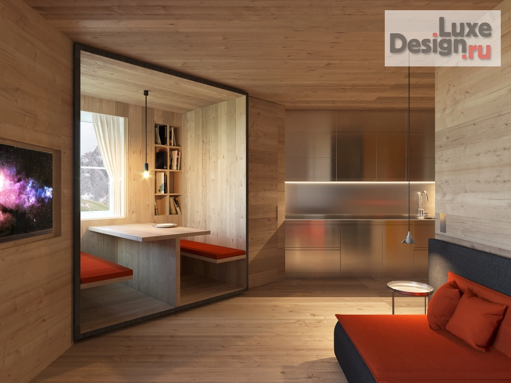 Дизайн интерьера квартиры студии "Casa alpina" (фото 1)