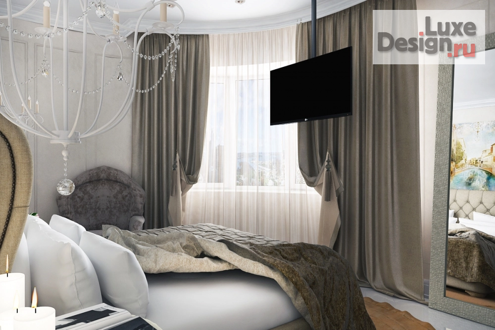 Дизайн интерьера спальни "Спальня в классическом стиле" (фото 3)