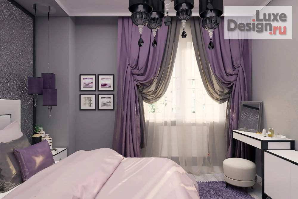 Дизайн интерьера спальни "Спальня для молодой семейной пары (часть большого проекта)" (фото 1)