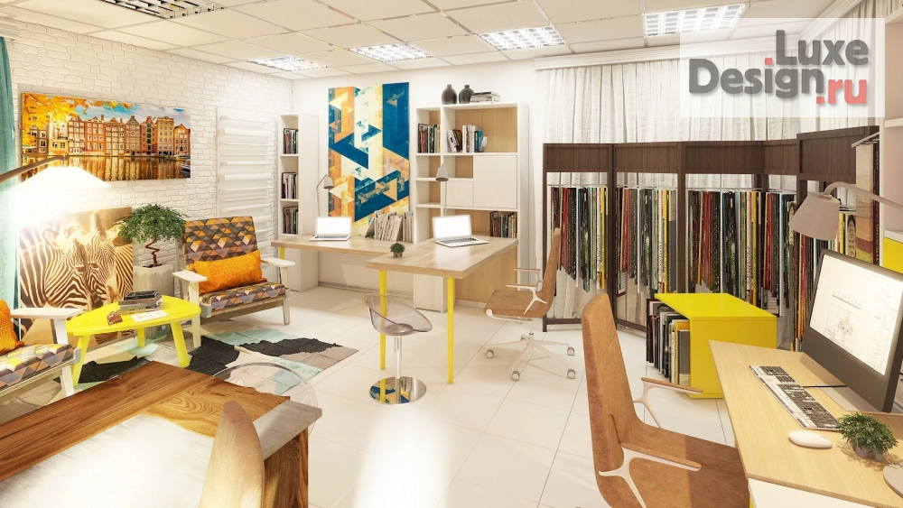 Дизайн интерьера офиса "Проект офиса дизайн-студии" (фото 2)