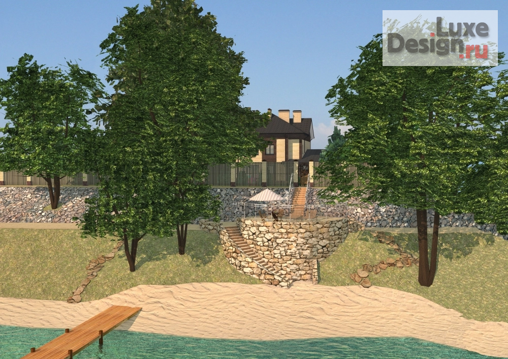 Частная архитектура "Проект дома с разработкой ландшафта." (фото 5)