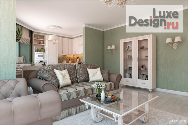 Дизайн интерьера двухкомнатной квартиры "Проект квартиры" (фото 3)