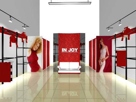 Дизайн интерьера общественного интерьера в Волгограде "Дизайн-проект магазина "IN JOY""