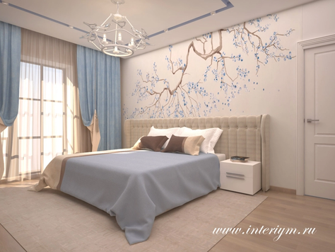 Дизайн интерьера спальни в Волгограде "Дизайн интерьера  спальни"