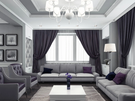 Дизайн интерьера трехкомнатной квартиры в Волгограде "3-х комнатная квартира в стиле "неоклассика""